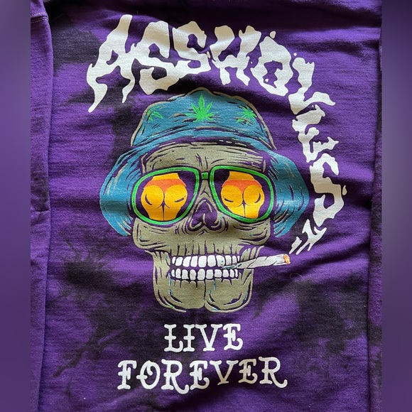 Assholes Live Forever “ALF and Loathing” Moonlight Tie Dye Hoodie - Picture 8 of 8